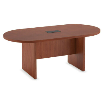 round brown conference table